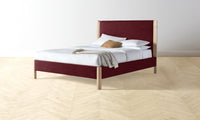 The Thompson Bed - Performance Velvet Merlot