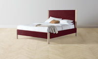 The Thompson Bed - Performance Velvet Merlot