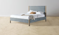 The Thompson Bed - Performance Velvet Seafoam