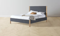 The Thompson Bed - Performance Velvet Slate