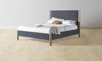 The Thompson Bed - Performance Velvet Slate