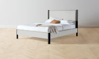 The Thompson Bed - Performance Woven Chenille Steel