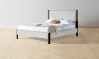 The Thompson Bed - Performance Woven Chenille Steel