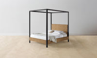 The Thompson Canopy Bed - Belgian Linen Chai