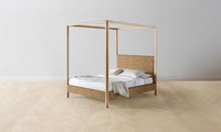 The Thompson Canopy Bed - Belgian Linen Chai