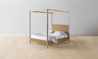 The Thompson Canopy Bed - Belgian Linen Chai