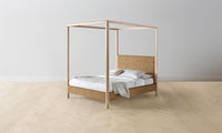 The Thompson Canopy Bed - Belgian Linen Chai