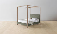 The Thompson Canopy Bed - Belgian Linen Thyme