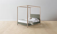 The Thompson Canopy Bed - Belgian Linen Thyme