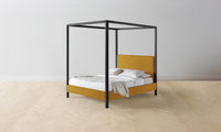 The Thompson Canopy Bed - Mohair Amber