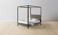 The Thompson Canopy Bed - Mohair Mink