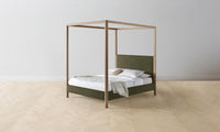 The Thompson Canopy Bed - Mohair Moss