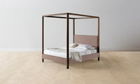 The Thompson Canopy Bed - Mohair Peony