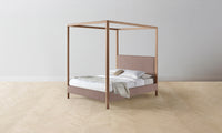 The Thompson Canopy Bed - Mohair Peony