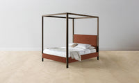 The Thompson Canopy Bed - Mohair Spice