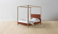 The Thompson Canopy Bed - Mohair Spice