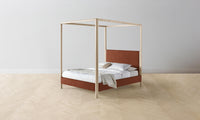 The Thompson Canopy Bed - Mohair Spice