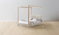 The Thompson Canopy Bed - Nubuck Leather Sail