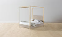 The Thompson Canopy Bed - Performance Bouclé Morel