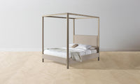 The Thompson Canopy Bed - Performance Bouclé Morel