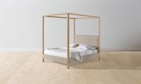 The Thompson Canopy Bed - Performance Bouclé Morel