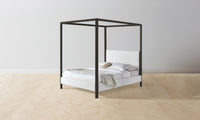 The Thompson Canopy Bed - Performance Bouclé Polar