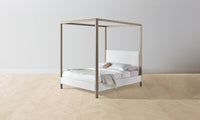 The Thompson Canopy Bed - Performance Bouclé Polar