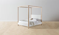 The Thompson Canopy Bed - Performance Bouclé Polar