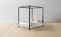 The Thompson Canopy Bed - Performance Linen Weave Prairie