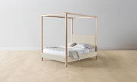 The Thompson Canopy Bed - Performance Linen Weave Prairie