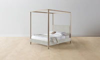 The Thompson Canopy Bed - Performance Melange Weave Flint