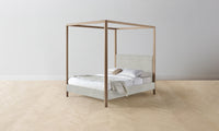 The Thompson Canopy Bed - Performance Melange Weave Flint