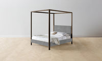 The Thompson Canopy Bed - Performance Melange Weave Night