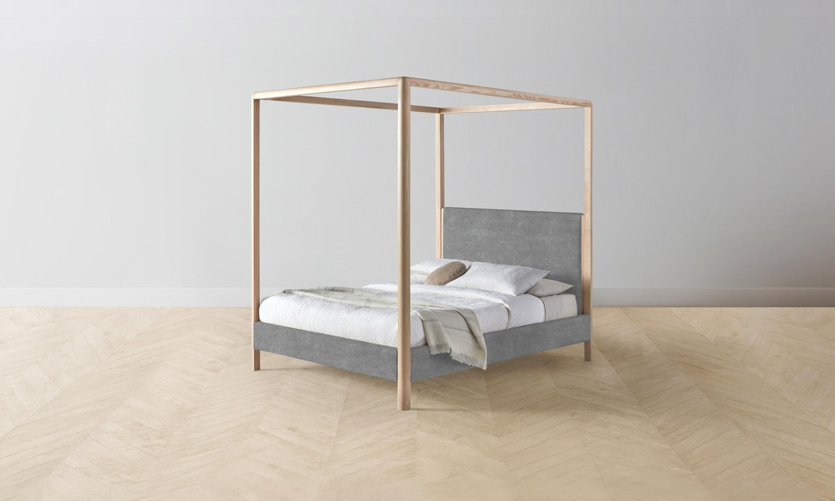 The Thompson Canopy Bed - Performance Mélange Weave Night