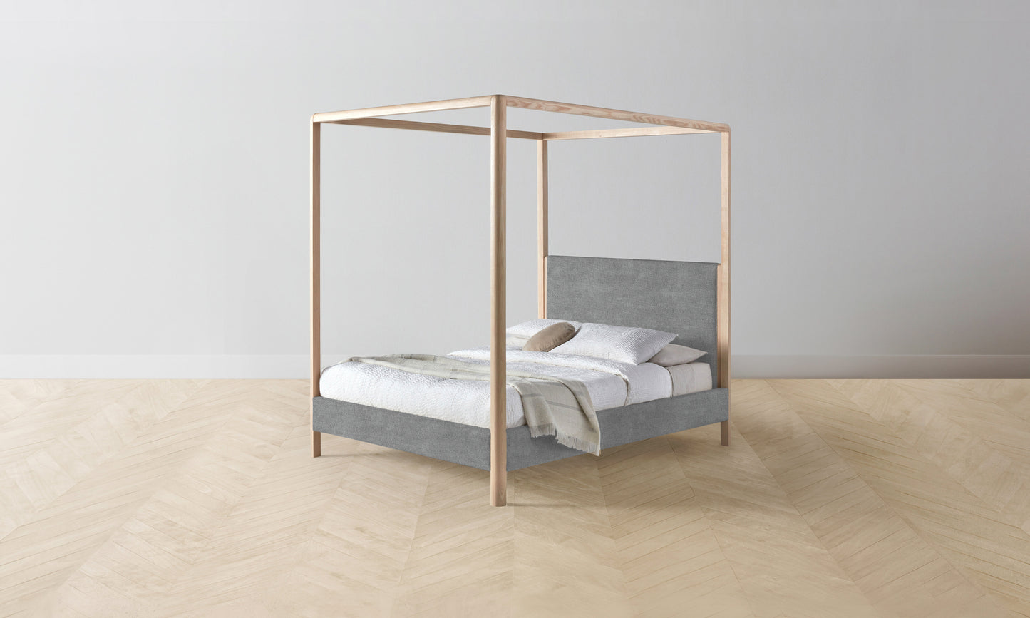 The Thompson Canopy Bed - Performance Melange Weave Night