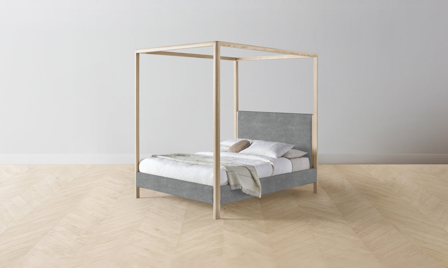 The Thompson Canopy Bed - Performance Melange Weave Night