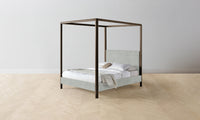 The Thompson Canopy Bed - Performance Melange Weave Seaglass