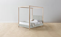 The Thompson Canopy Bed - Performance Melange Weave Seaglass