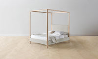 The Thompson Canopy Bed - Performance Stonewashed Linen Dew