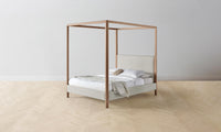 The Thompson Canopy Bed - Performance Stonewashed Linen Dew