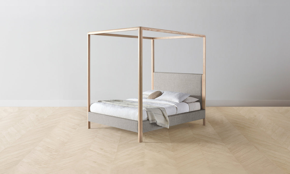 The Thompson Canopy Bed - Performance Textural Weave Breeze