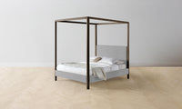 The Thompson Canopy Bed - Performance Linen Weave Cloud