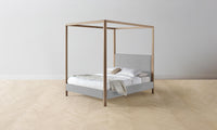 The Thompson Canopy Bed - Performance Linen Weave Cloud