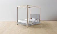 The Thompson Canopy Bed - Performance Linen Weave Cloud