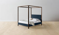 The Thompson Canopy Bed - Performance Linen Weave Bay