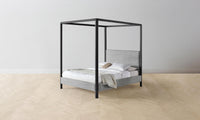 The Thompson Canopy Bed - Performance Textured Tweed Alpine