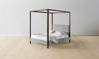 The Thompson Canopy Bed - Performance Textured Tweed Alpine