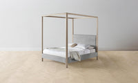 The Thompson Canopy Bed - Performance Textured Tweed Alpine