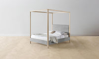 The Thompson Canopy Bed - Performance Textured Tweed Alpine