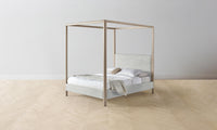 The Thompson Canopy Bed - Performance Textured Tweed Dove